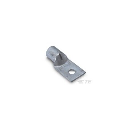 Te Connectivity Wire Terminal, 1/4 in Stud Size, 1/0 AWG, Bare Insulated, Grey 325301
